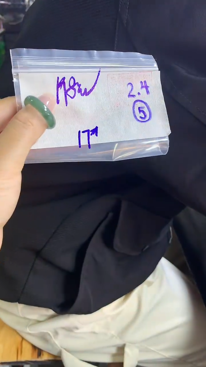 【闪购商品】定制翡翠戒圈未镶嵌5 橘子寻翠定制毛货需精细抛光