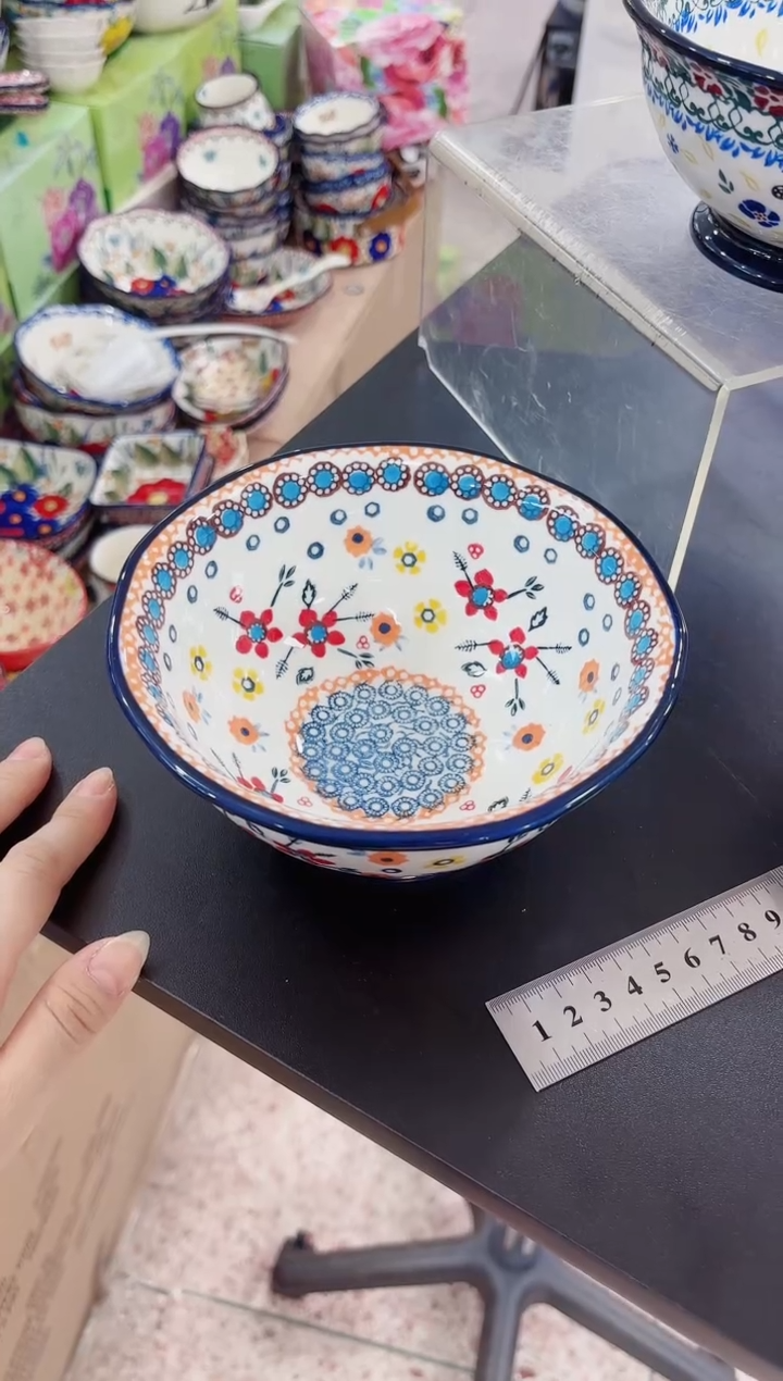 瓷缤纷花园-6英寸高脚圆碗