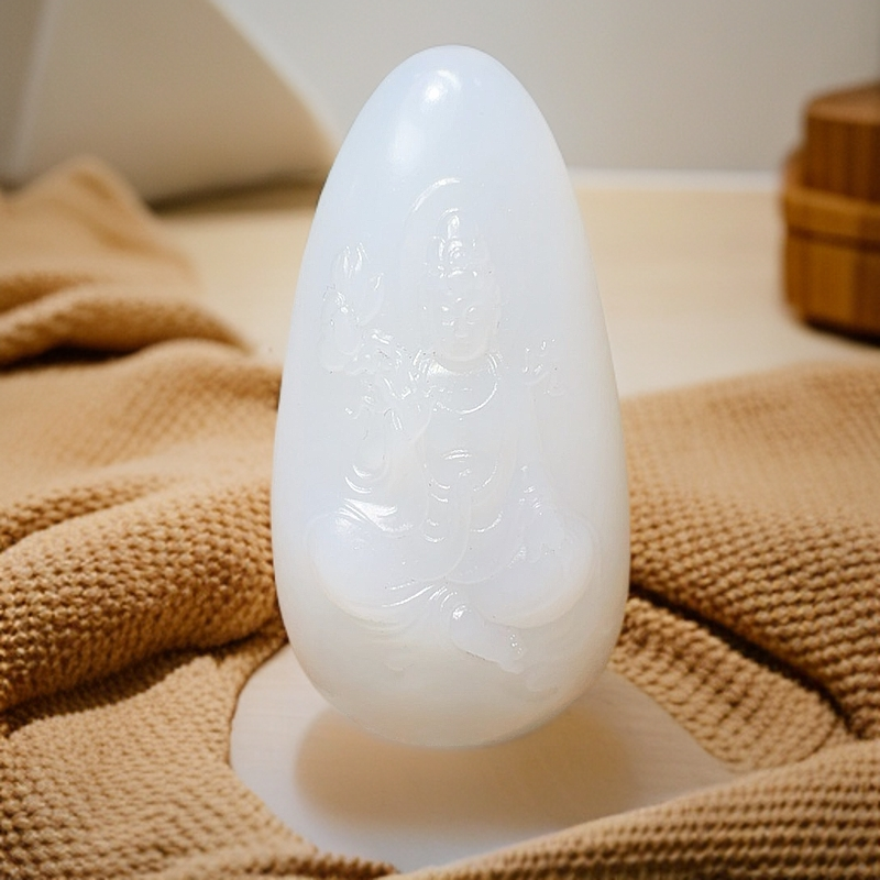 和田玉吊坠(不含链)未镶嵌