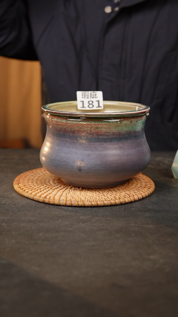 【闪购商品】瓷片181泥泥手工花盆