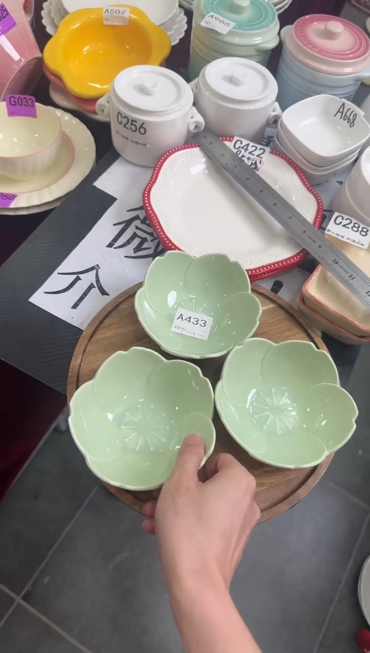 摆件陶A433-3个 仓库微瑕陶瓷清仓福利
