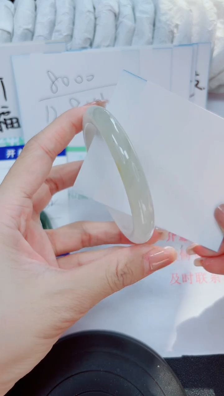 石英质玉手镯未镶嵌215  58.6