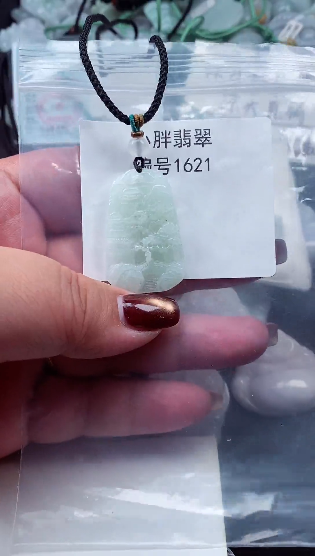 颈饰未镶嵌翡翠缅甸天然A货翡翠1621