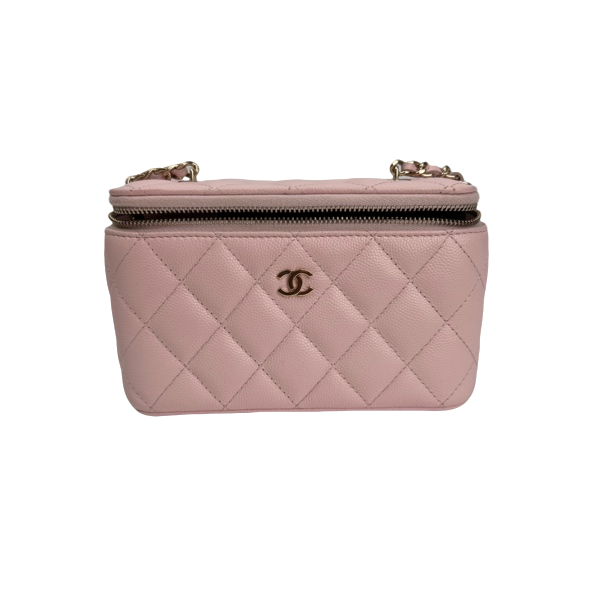 99新 Chanel/香奈儿 奢品阁/香奈儿化妆盒/粉色