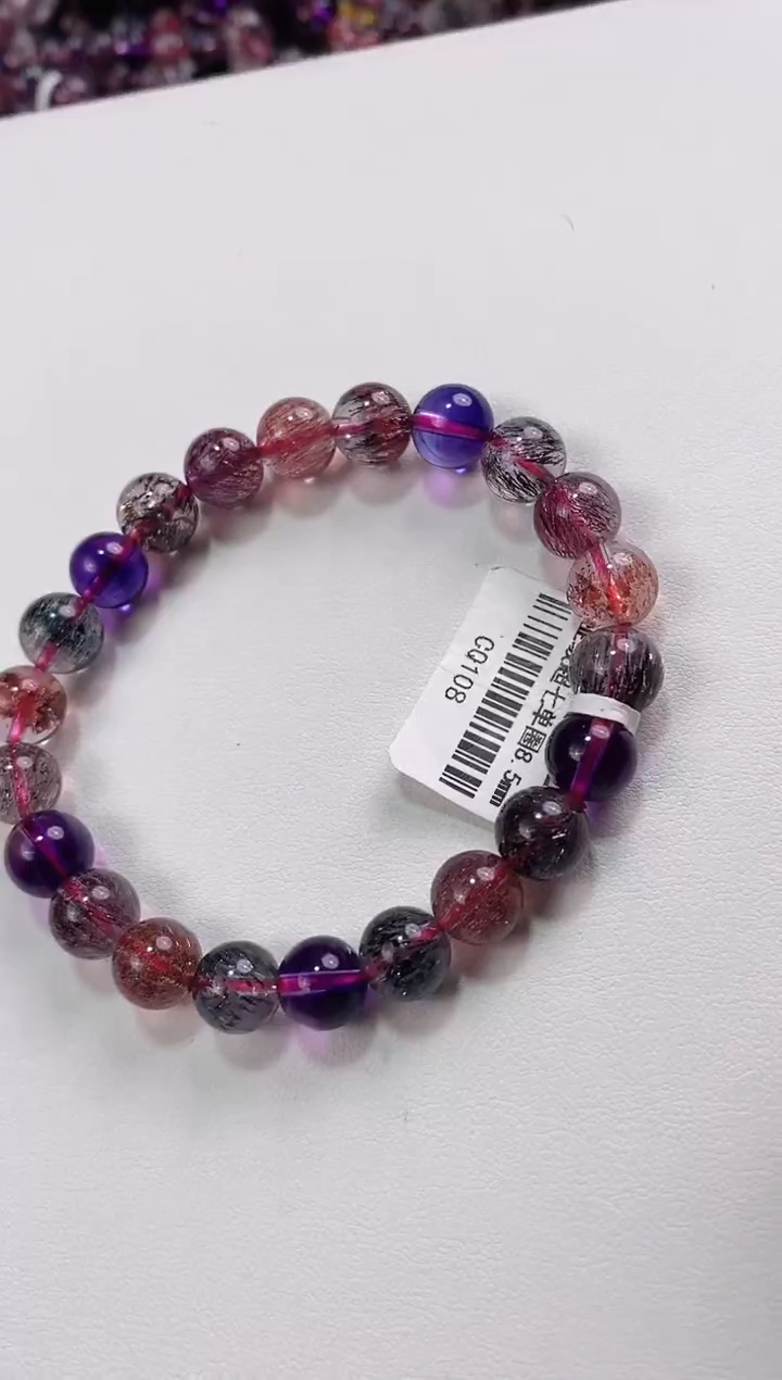 【闪购商品】水晶超七单圈8.5*未镶嵌多人多样性发其一