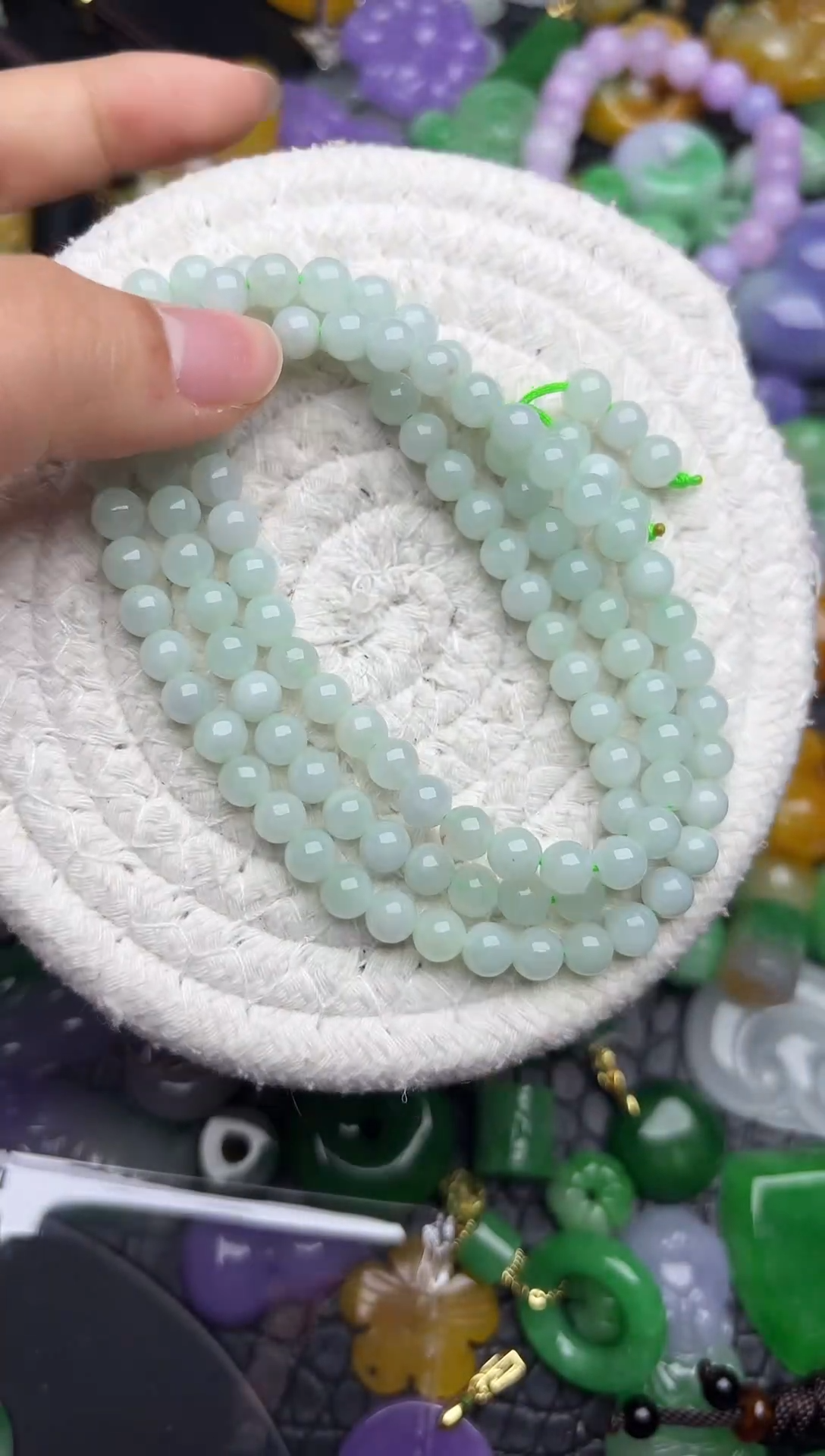 颈饰未镶嵌翡翠缅甸翡翠吊坠