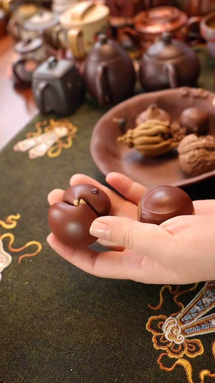 茶壶紫砂单个核桃