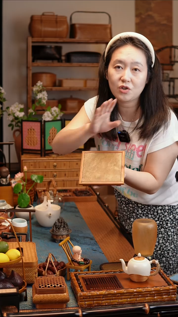 四方岩石壶垫杯垫