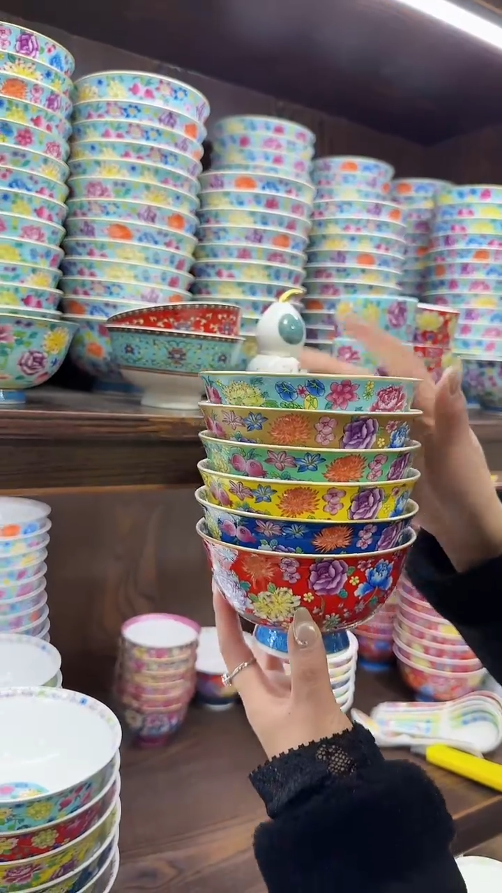 【闪购商品】瓷片5英寸饭碗6个景德镇陶瓷