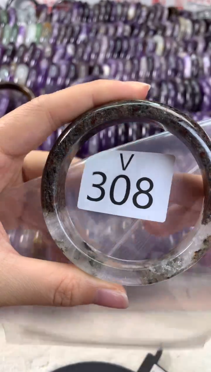 【闪购商品】水晶水晶手镯V未镶嵌308-60