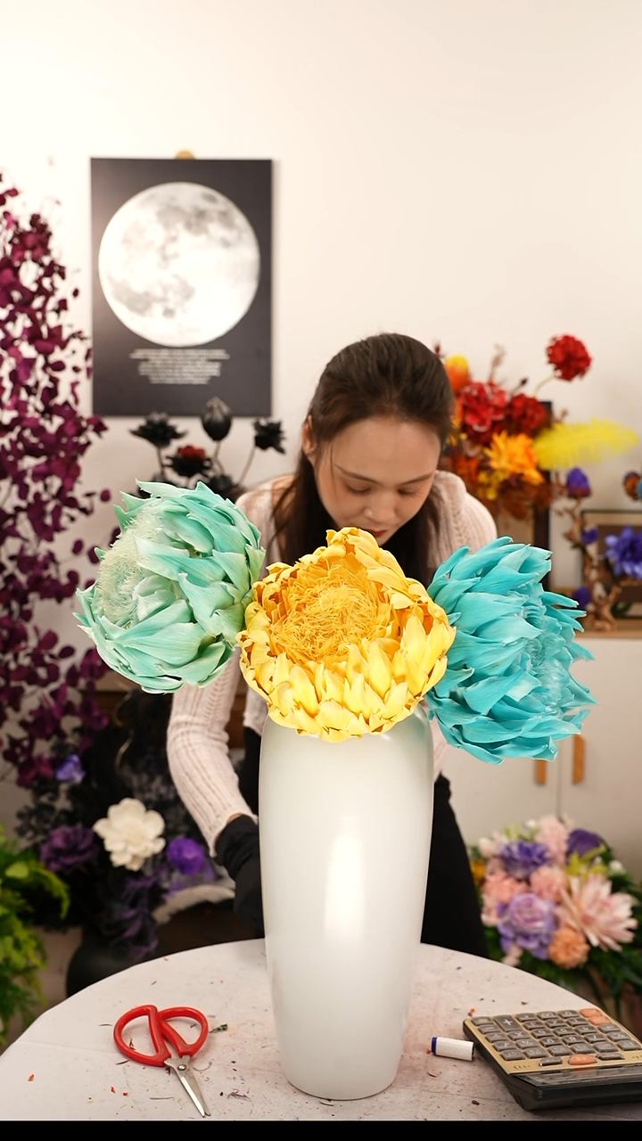 花***洲洋蓟永生花   A36