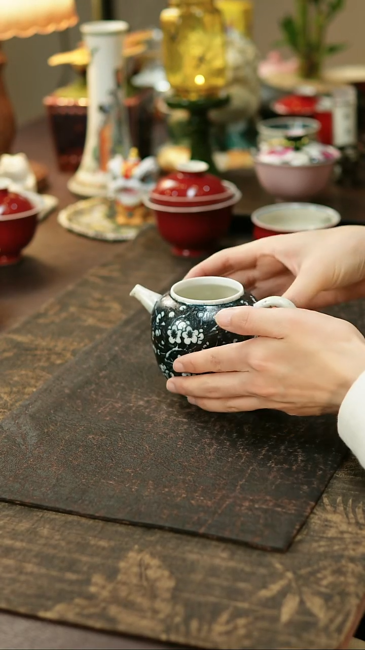 景德镇陶瓷杯碗柴烧多人