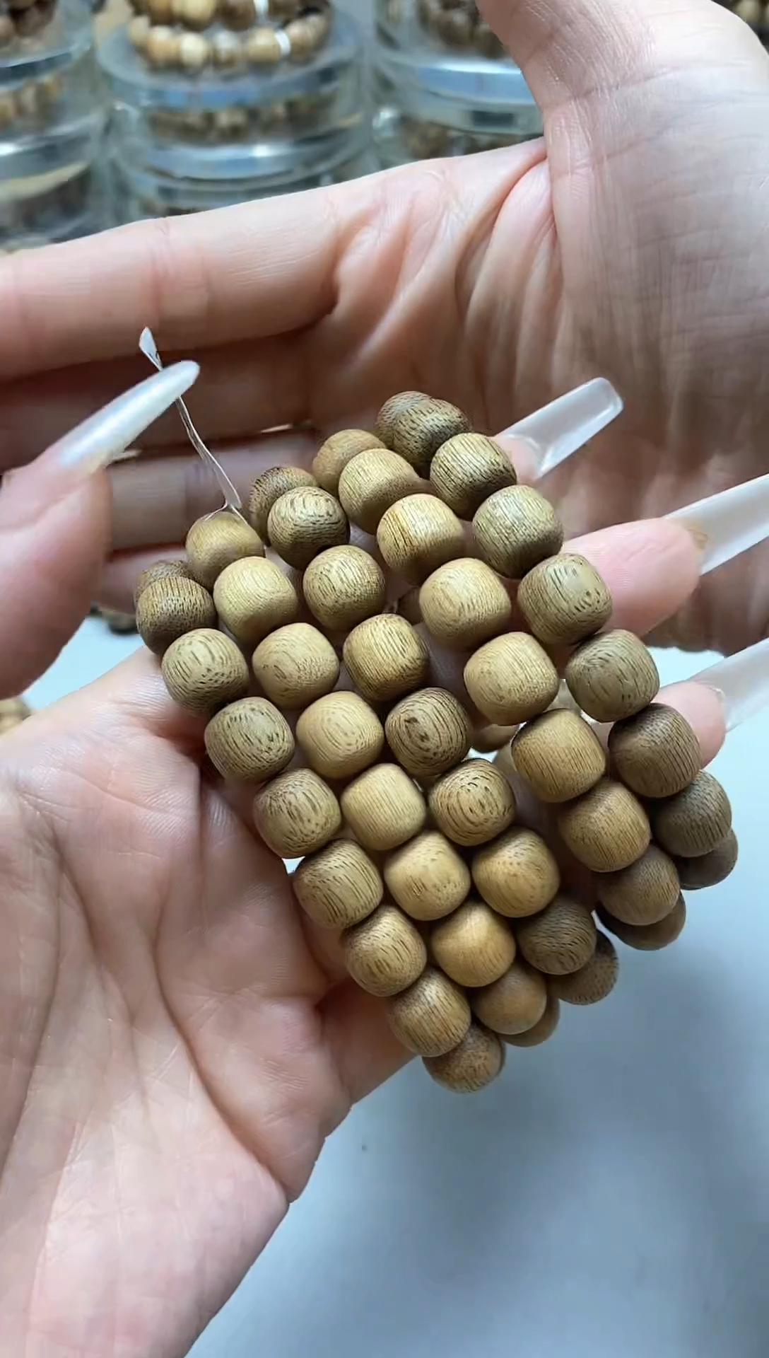 【闪购商品】沉香手串菩萨棋老型单圈1.1多样性发其一