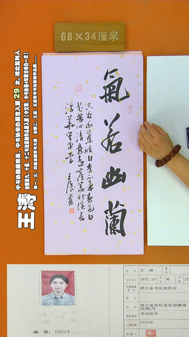 书法25R王涛书法作品