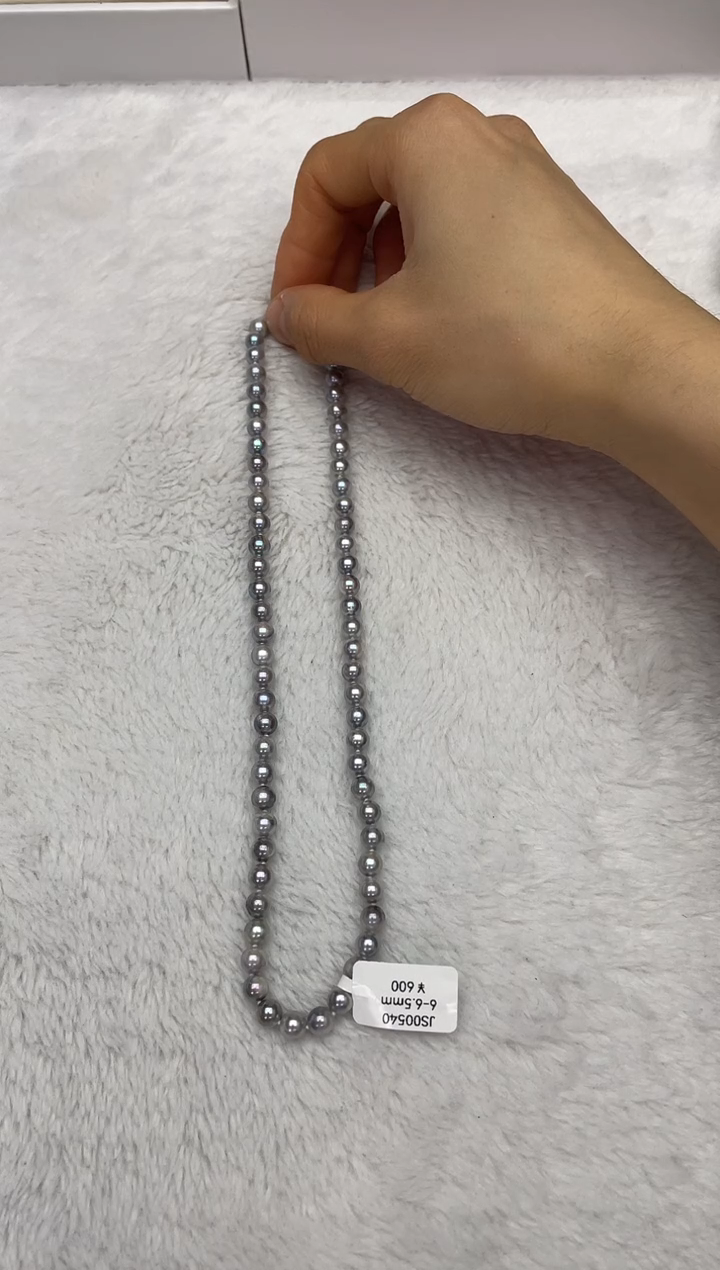 【闪购商品】海水珍珠颈饰未镶嵌AK真多麻6-6.5mm（多样性发一）