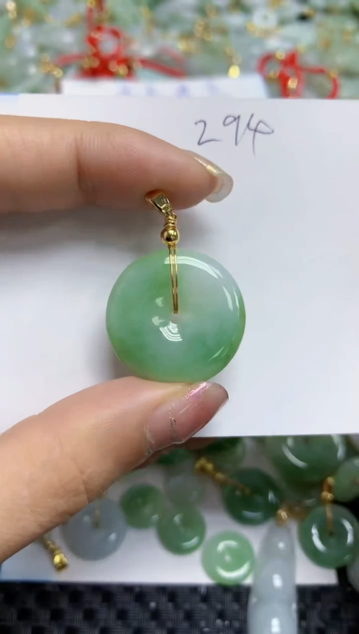 【闪购商品】翡翠颈饰合金   天然A货翡翠