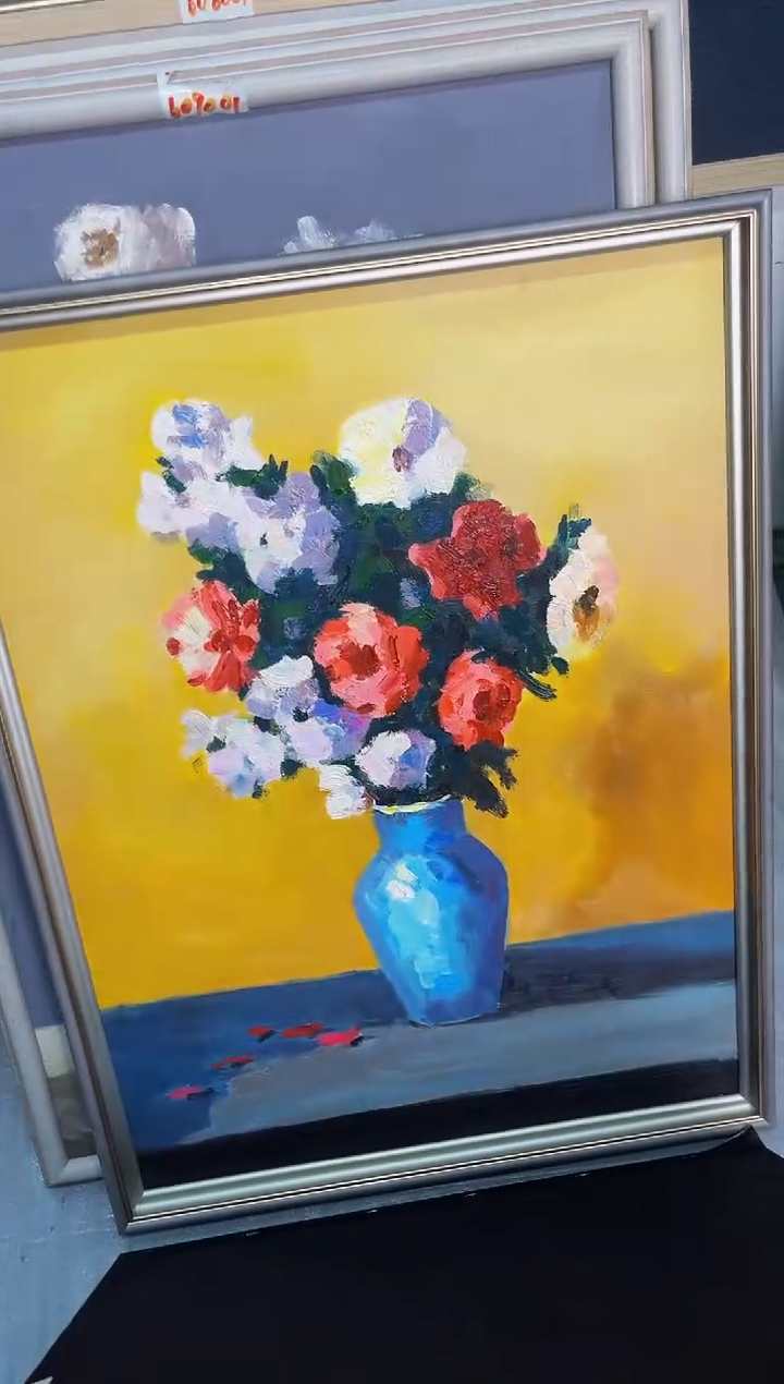 【闪购商品】油画76号 60*80 花卉-手绘油画