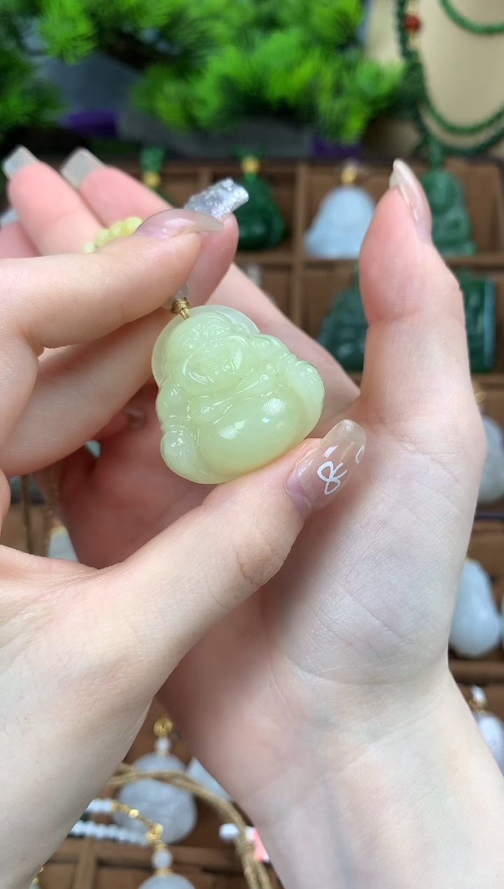 【闪购商品】和田玉颈饰未镶嵌吊坠30mm