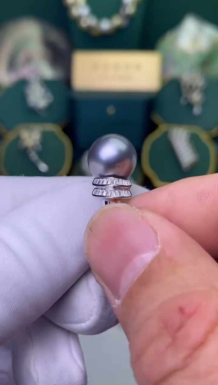 【闪购商品】海水珍珠戒指银S925镶嵌1