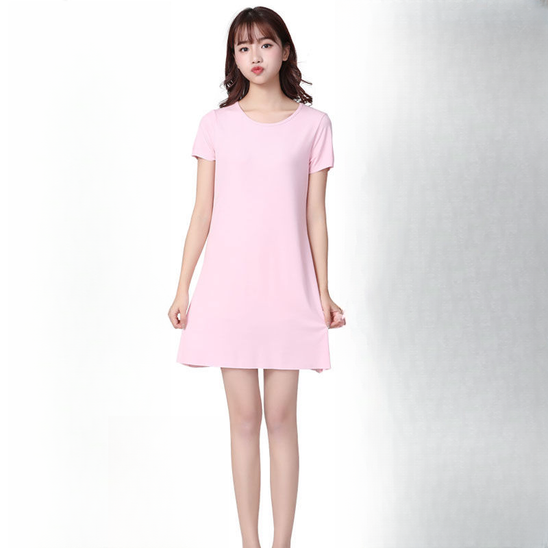 睡裙气质紫色女居家夏季薄款中长款性感修身连衣裙