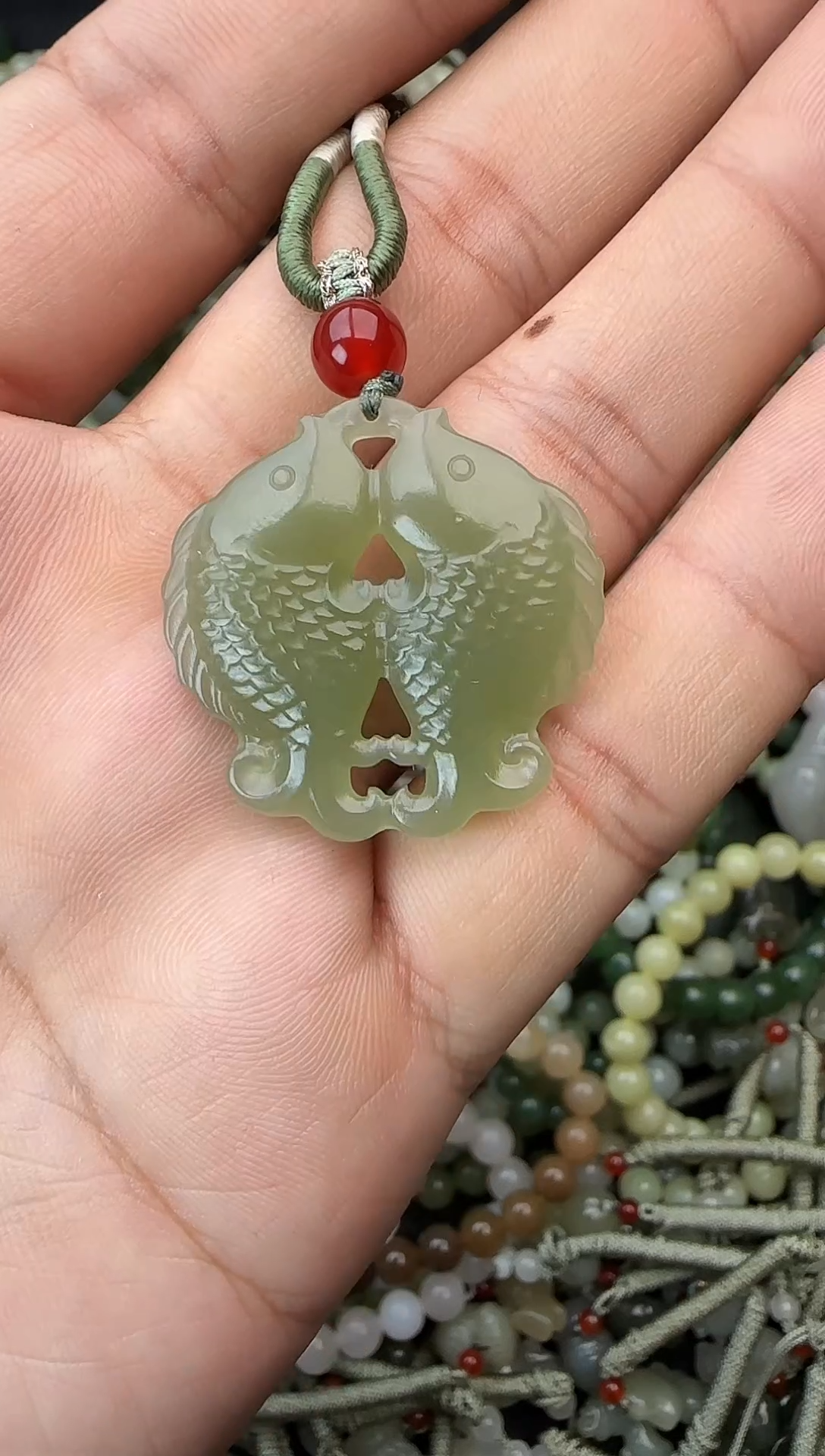 颈饰未镶嵌和田玉拍一发一