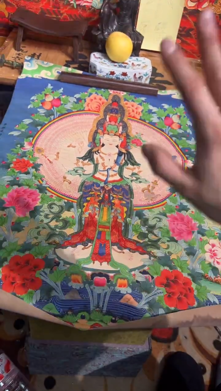 卷轴画卷轴画奥奥的唐卡