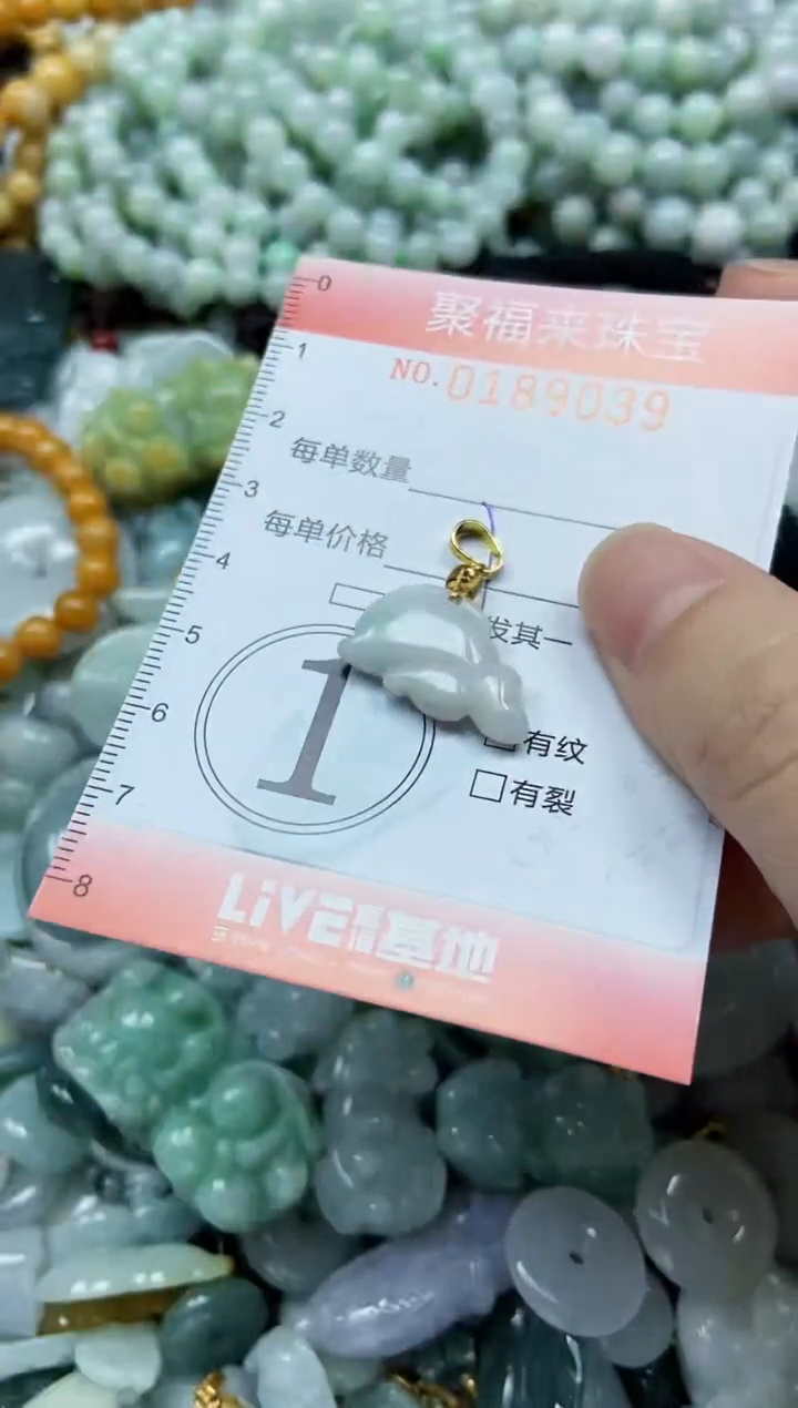 翡翠未镶嵌颈饰闪购0189039