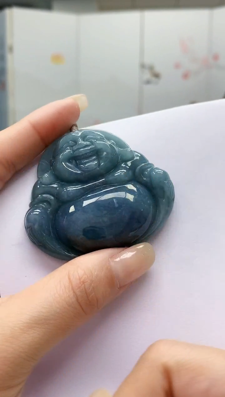 【闪购商品】定制翡翠未镶嵌4852lr-毛货挂件56