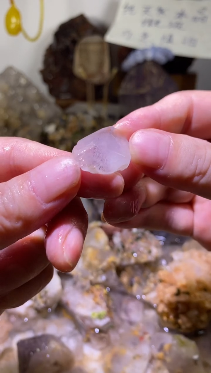 未镶嵌珠宝半成品水晶47号四川超七花园水晶