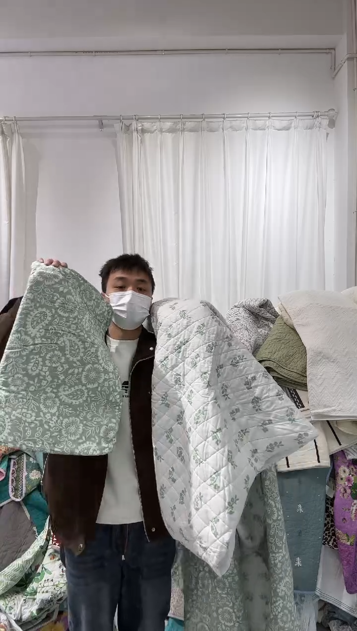 棉230*230纯棉床盖39号正品无暇三件套