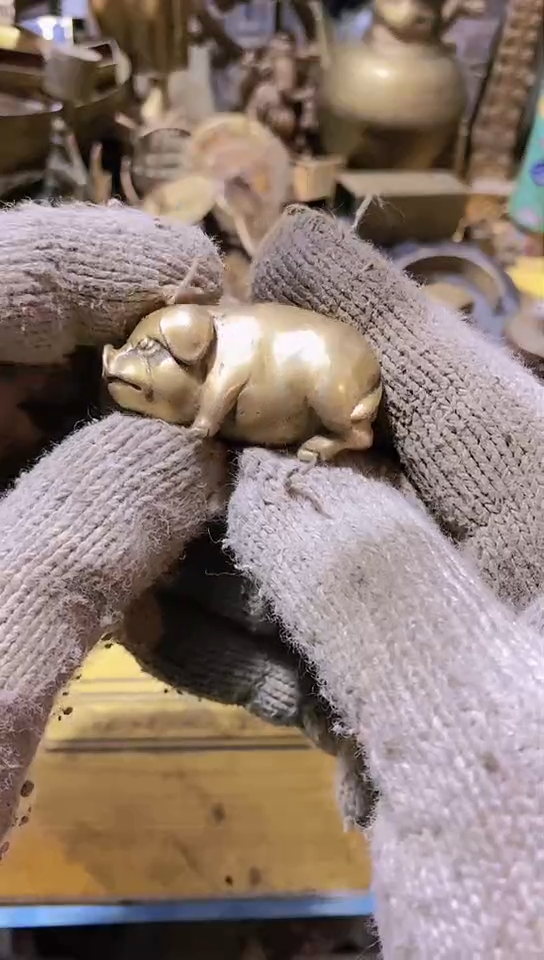 国**黍金属工艺品二手旧货默认瑕疵