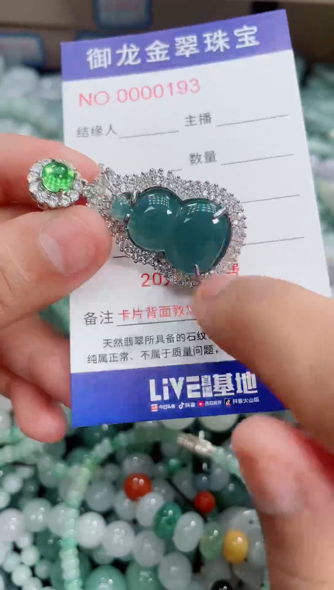 翡翠未镶嵌颈饰149