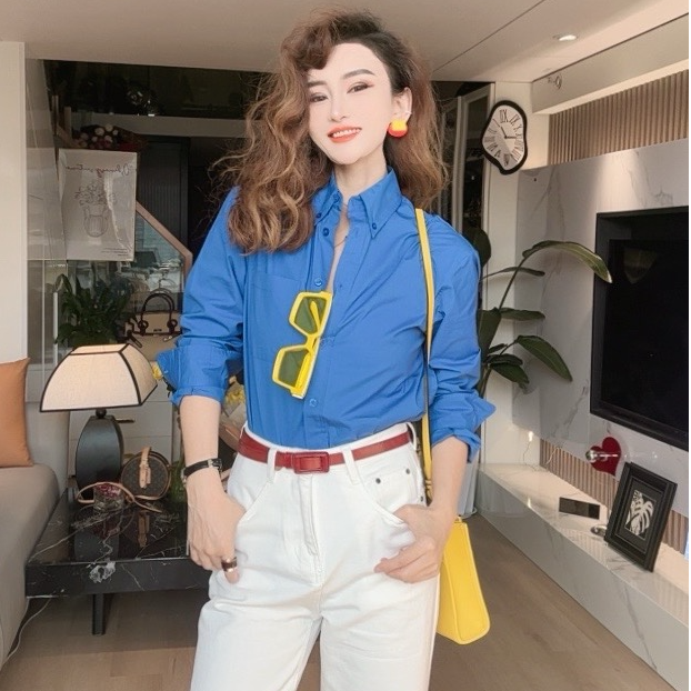 春夏新款宽松条纹衬衫女外穿薄款防晒百搭春游出行衣服高质感