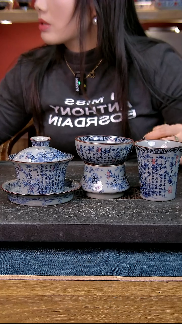 简装家用款3件套 老陶泥开片纹陶瓷茶具