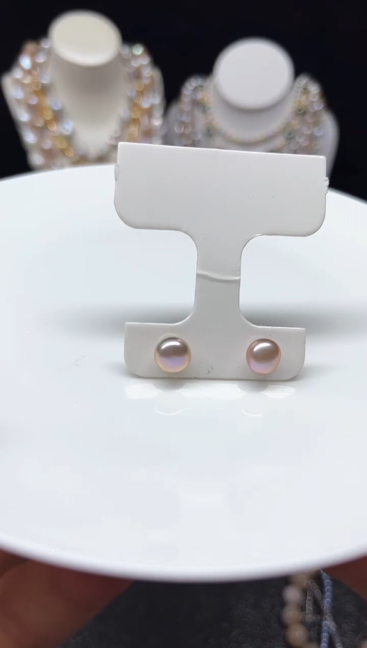 【闪购商品】淡水珍珠耳饰未镶嵌多人