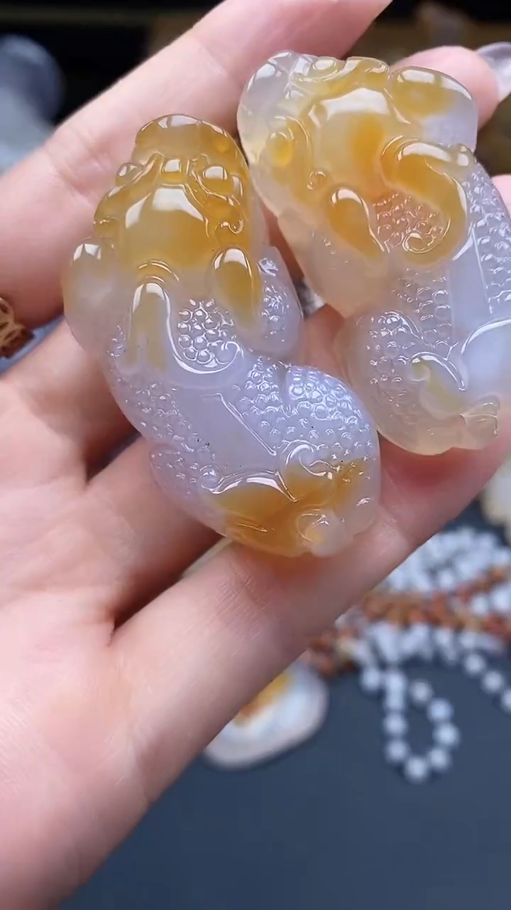 【闪购商品】玛瑙/玉髓颈饰未镶嵌dd