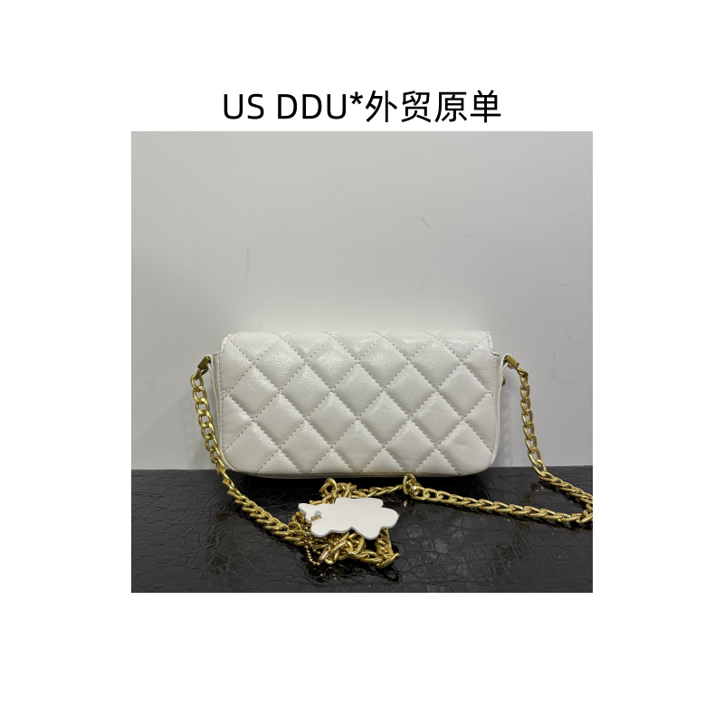 X 白色大眼睛时尚百搭单肩斜挎包F6312/F012