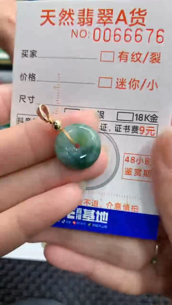 【闪购商品】翡翠颈饰未镶嵌            8