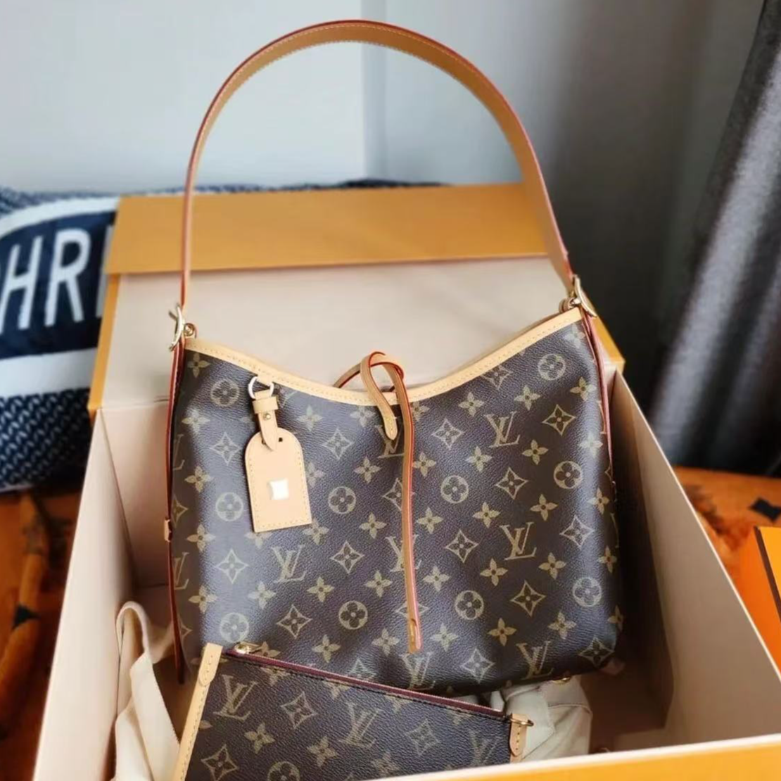 全新未使用 LouisVuitton/路易威登 小花6枫CARRYALL 小号包