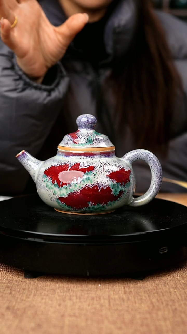 【闪购商品】629#一级品原矿钧瓷炉钧釉容天壶