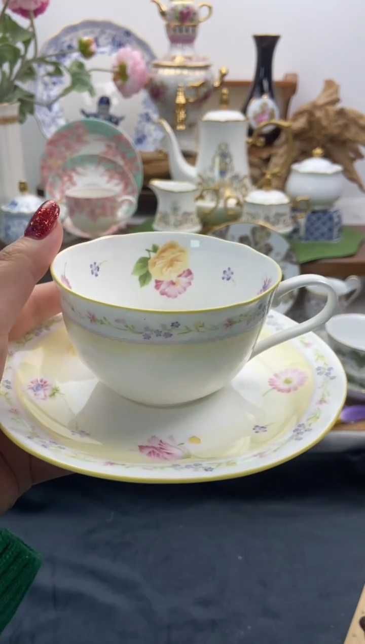 瓷片全新则武咖啡杯谨慎参拍，防伪帖撕毁无售后