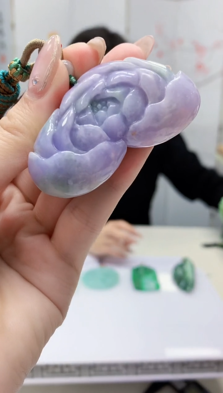 【闪购商品】定制翡翠未镶嵌4852jw-毛货挂件33