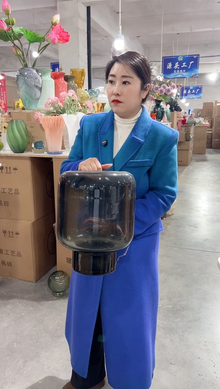 【闪购商品】玻璃花伴你花瓶微瑕-8J95Z