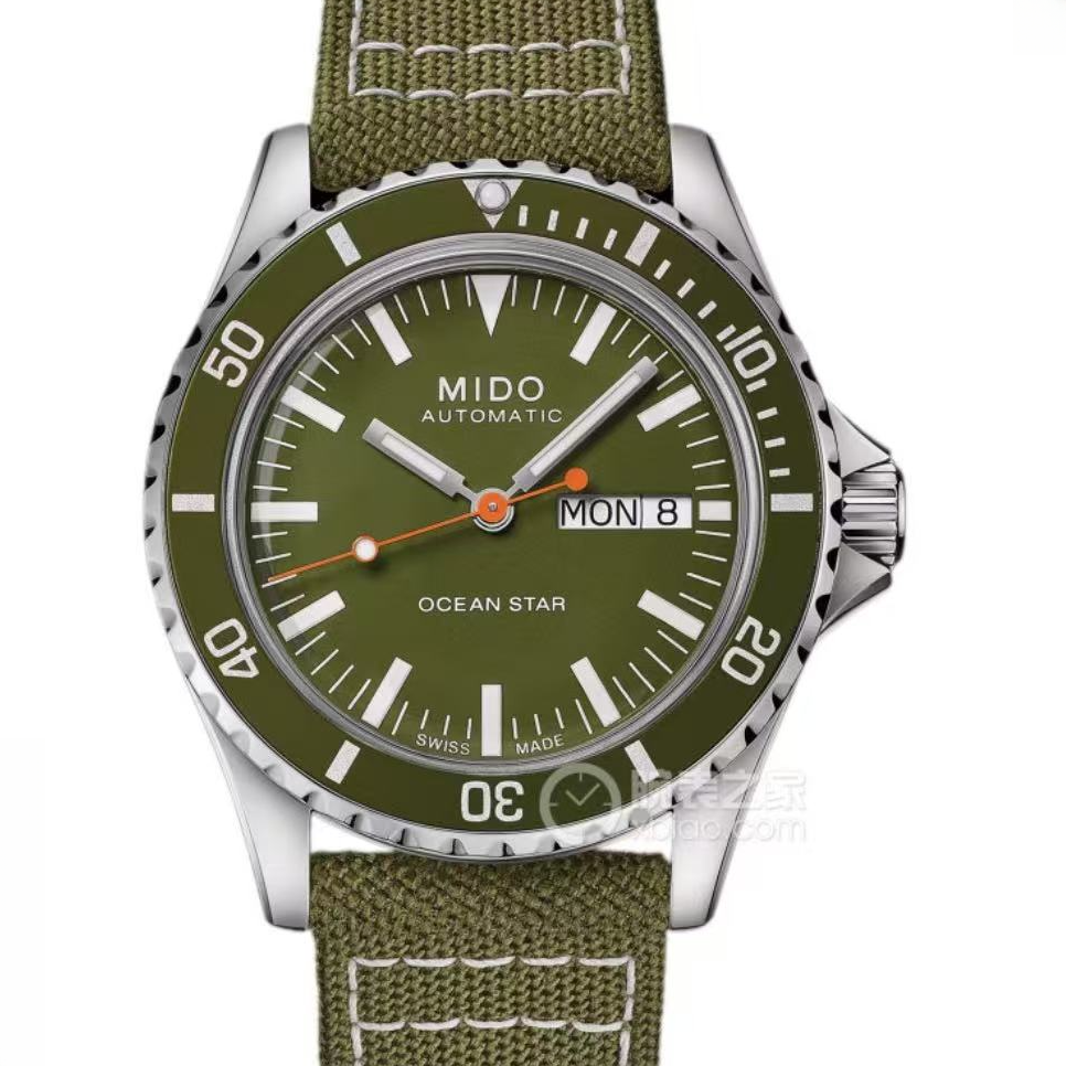 99新 Mido/美度 领航者夜光机械腕表防水男士腕表表径40.5mm/全套