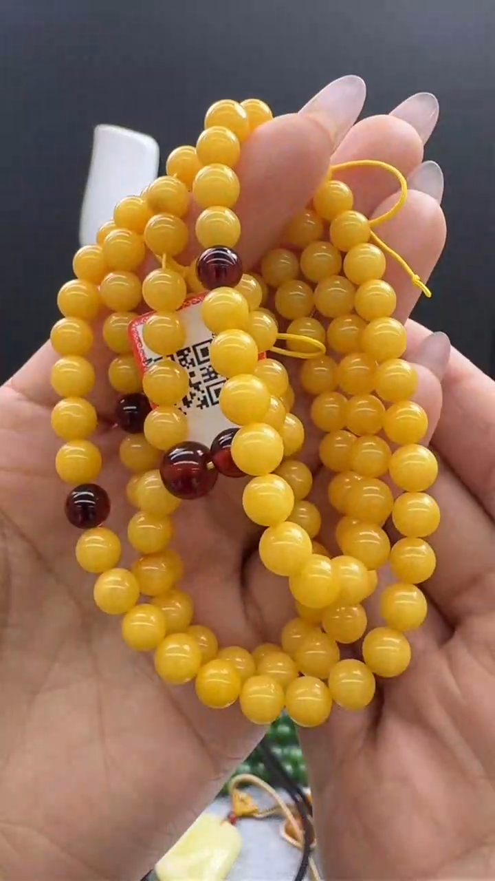 【闪购商品】琥珀颈饰未镶嵌906秒拍号