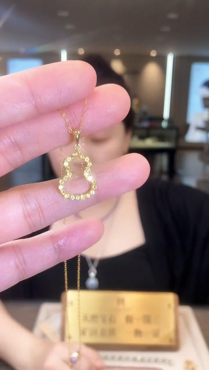 蓝宝石项链银S925镶嵌09