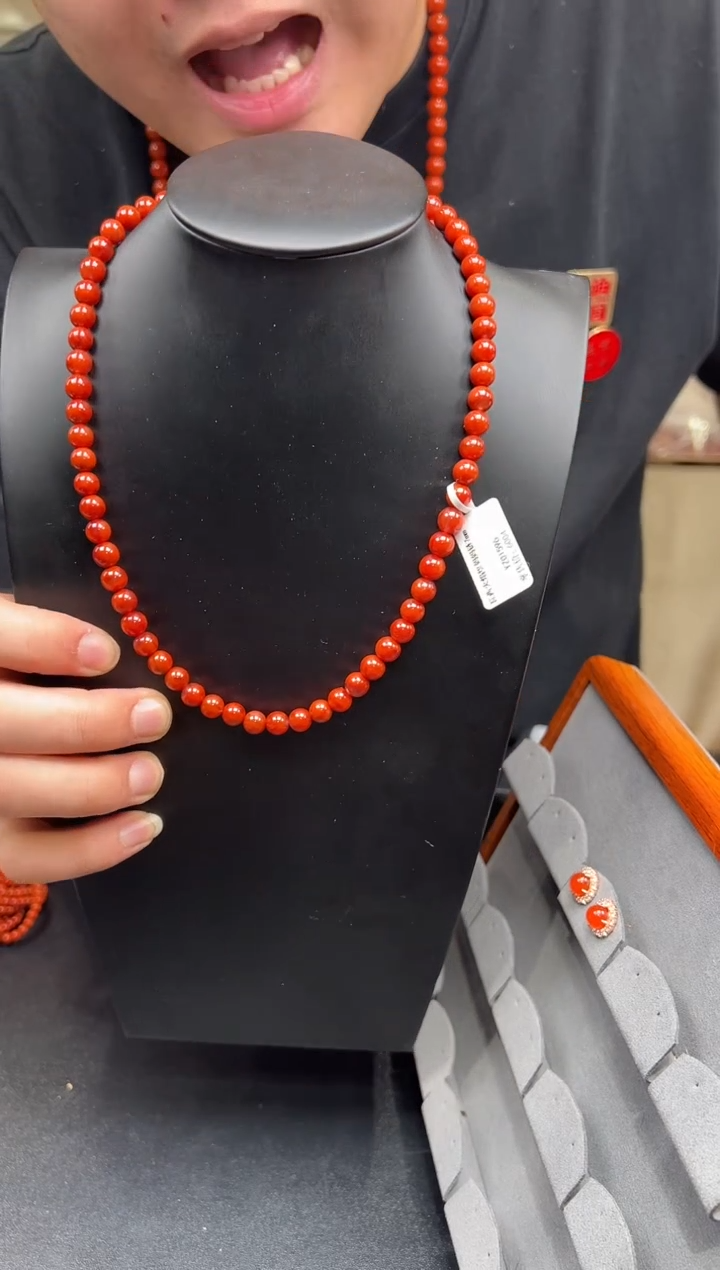 【闪购商品】南红玛瑙手链未镶嵌7mm/yz01596多样性发货