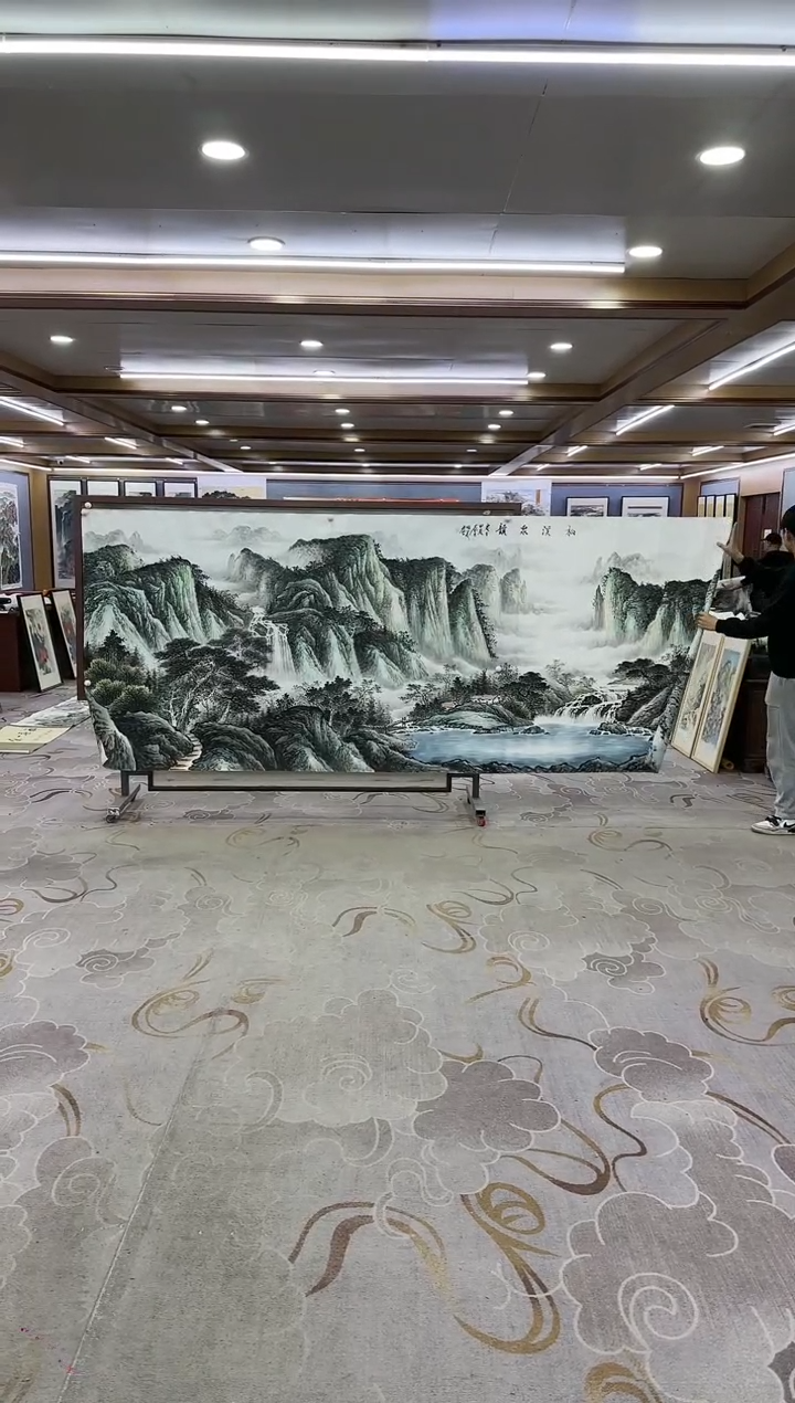 绘画Y-邵明义-大丈二-山水画