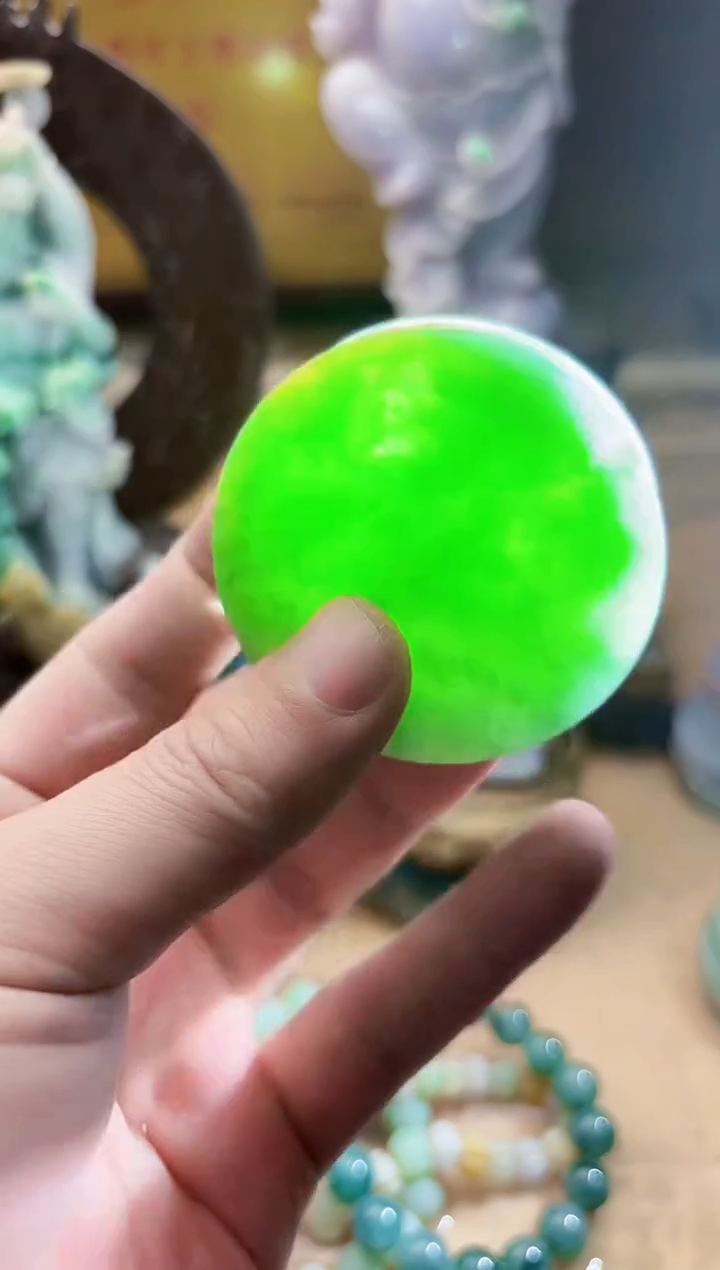 未镶嵌挂件翡翠A货张麦9537