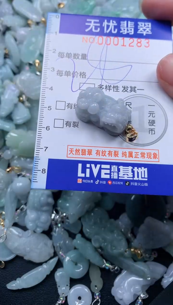 颈饰未镶嵌翡翠1283